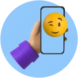phone smile